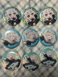 獅白ぼたん　缶バッジ　ジョイポリス　ホロライブ