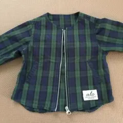 ジャンパー  チェック柄　BREEZE alc foキッズ