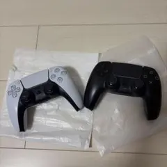 ［ジャンク品］PS5 ワイヤレスコントローラー　ホワイト　ブラック