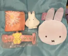 【まとめ売り】ミッフィー はぐこっとーと 2 花柄 マスコットライト ポーチ