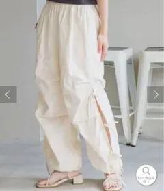 Kastane サイドリボンパンツ