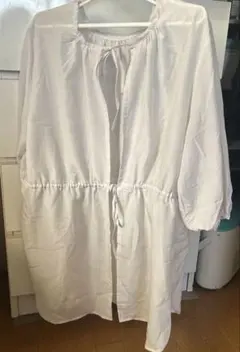 earth music&ecology オフホワイト 長袖シャツ F