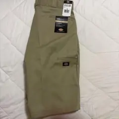 Dickies ベージュ ルーズフィット ワークパンツ36インチ