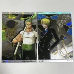 ワンピース　ウエハースカード　ロビン　サンジ　ゾロ ワンピース ウエハース カード サンジ ゾロ ロビン No.8-21 R - メルカリ