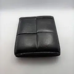 BOTTEGA VENETA 二つ折り財布 マキシイントレチャート ブラックのサムネイル