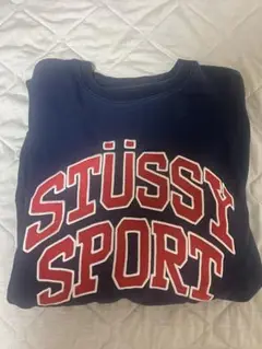 STÜSSY SPORT ネイビー スウェット