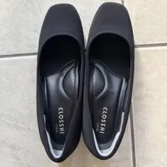 CLOSSHI ブラック プレーンパンプス 24.0cm