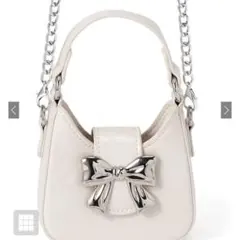 GRL 2Way リボンミニバッグ