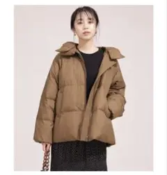 LIMONTA nano universe ブラウンダウンジャケット