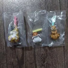 動物フィギュア カプセルトイ 3体セット