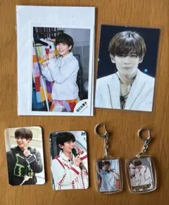 長尾謙杜 写真カードとキーホルダー