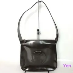 GUCCI グッチ エナメル ハンドバッグ ブラウン レディース ブランド