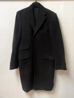 VISARUNO アンゴラ 羊 カシミア 混 チェスターコート ビサルノ S