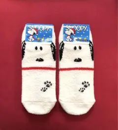 スヌーピー ふわふわ もこもこ ソックス 22~26cm SNOOPY 2足のサムネイル