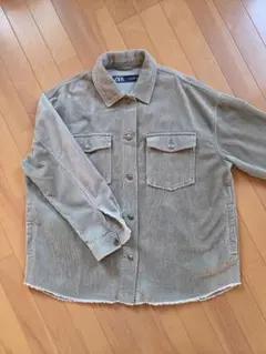 ZARA コーデュロイシャツジャケット Lサイズ