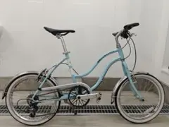 20インチ 406 自転車 m406L 水色 ミニベロ10段変速 ママチャリ 20インチ 406 自転車 m406L 水色 ミニベロ10段変速 ママチャリ