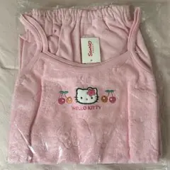 ハローキティキティ　チェリー刺繍パイル地　タンクトップ　ルームウェアセットのサムネイル