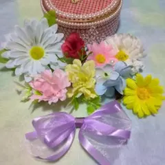 ラプンツェル　花ピン　ハロウィン　イベントパーティー ヘアクリップ NO 9