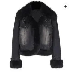 ジャケット・アウター Washed denim fur outer andwang.shop 2026年最新】andwang アウターの人気アイテム - メルカリ