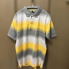 Nike ストライプ ポロシャツ Lサイズ メンズ ゴルフ