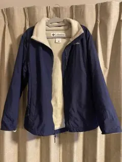 Columbia フリースジャケット M ネイビー/クリーム