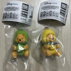 ディズニーストア　プーさん　ガチャガチャ　フルーツ　限定復刻デザイン