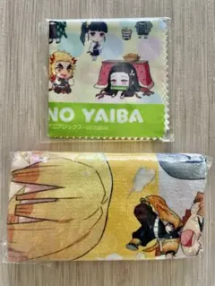 鬼滅の刃　オリジナルクロス　オリジナルミニタオル　我妻善逸　うなぎ　ローソン限定