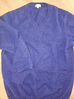 UNIQLO ブルー Vネックセーター L