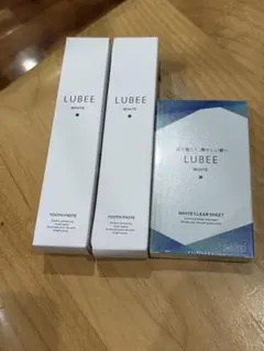 LUBEE WHITE ルビーホワイト 歯磨き粉&ホワイトシート