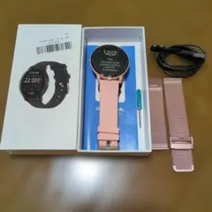 Lige スマートウォッチ 本体 ピンク