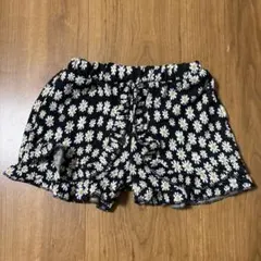 micorrid 花柄 フリル付きハーフパンツ 90