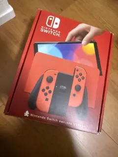 （起動のみ）Nintendo Switch 本体　有機ELモデル　マリオレッド