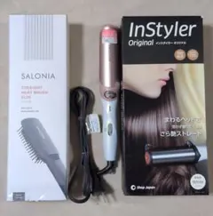 TESCOM インスタイラー SALONIA ストレート ヘアアイロン セット