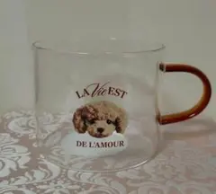 スリーピー プードル 耐熱マグ マグカップ グラス 耐熱 犬 インテリア カップのサムネイル