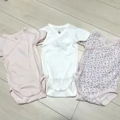 プチバトー　ボディスーツ　肌着　6m/67cm
