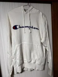 Champion アイボリー フーディ