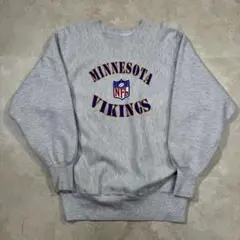 90s NFL Champion ミネソタバイキングス リバースウィーブ