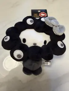 サンリオミャクミャクなりきり　カラビナ付き　ブラック キティ