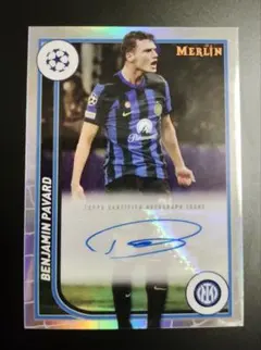 topps MERLIN パヴァール 直筆サイン auto インテル UCL