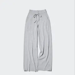 ユニクロ ウォッシャブルニットリブパンツ　XL