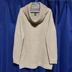【美品】FOREVER21 タートルネック L ベージュ ニット トップス 秋冬