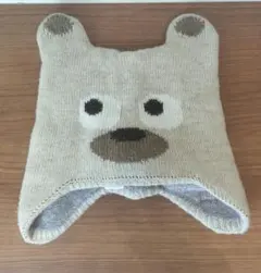 モンベル　ベビー　ニット帽　クマ