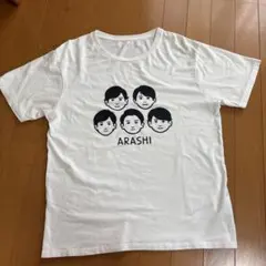 嵐　ARASHI 展覧会　プリント Tシャツ ホワイト