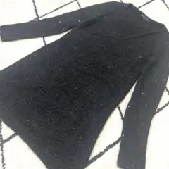 アナイ ANAYI スパンコール ニットプルオーバー Vネック 長袖 38