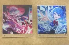 東方project CDジャケットデザインアクリルスタンド2個(バラ売り不可)