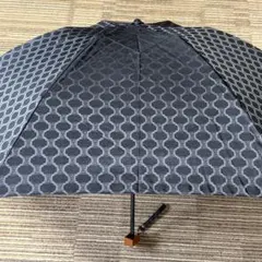 ミナペルホネン sora check 折りたたみ傘 晴雨兼用 グレー チェック