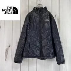 ノースフェイス　インナージャケット　中綿ジャケット　ブラック　レディースXL