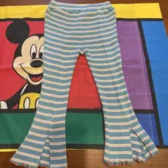 ストライプ フレアパンツ