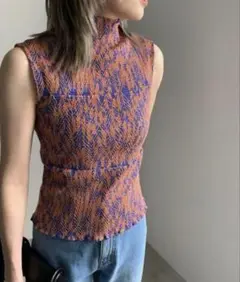 Ameri GEOMETRIC PATTERN SHIRRING 最終値下げ