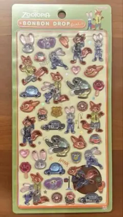 【正規品】ボンボンドロップシール ディズニー ズートピア